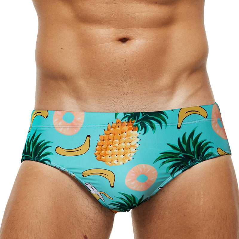 Tropical Pineapple Brief-Waves And Trunks