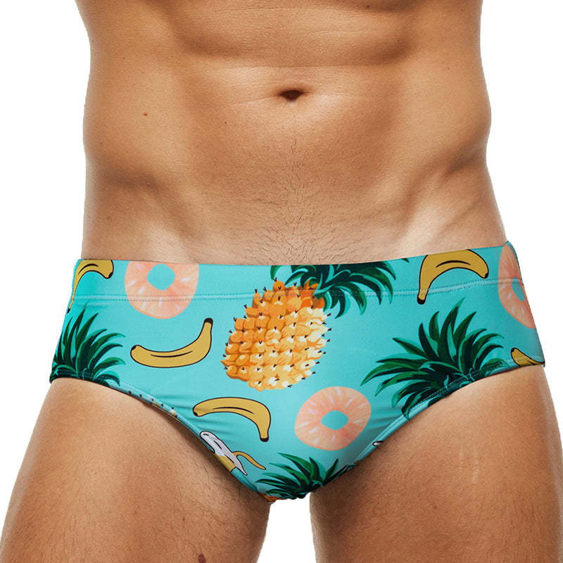 Tropical Pineapple Brief-Waves And Trunks