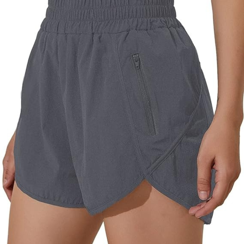 Elastic Band Jogging Shorts – Lightweight and Secure Pocket-Waves And Trunks
