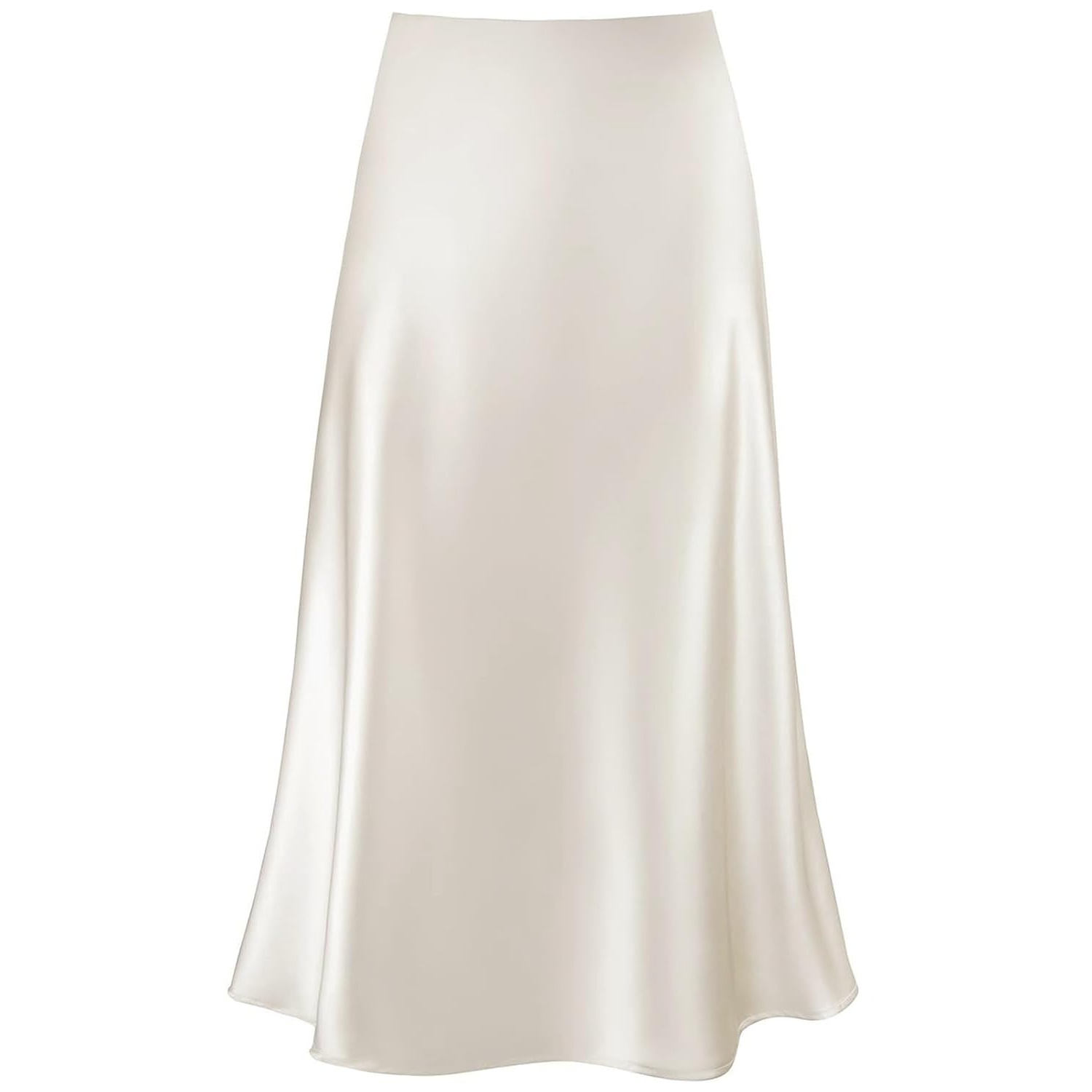 Spring Summer Elastic High Waisted A Line Skirt For Women