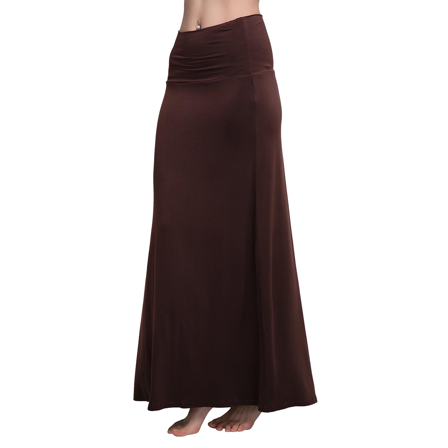 Comfy Long Flare Fold Skirt For Women