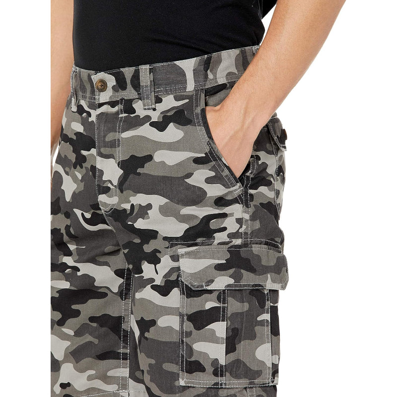 Classic Fit Button Closure Cargo Short-Waves And Trunks