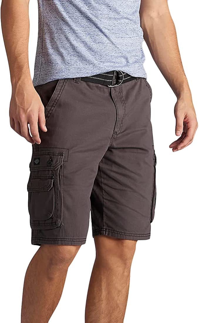 Belted Cargo Shorts-Waves And Trunks