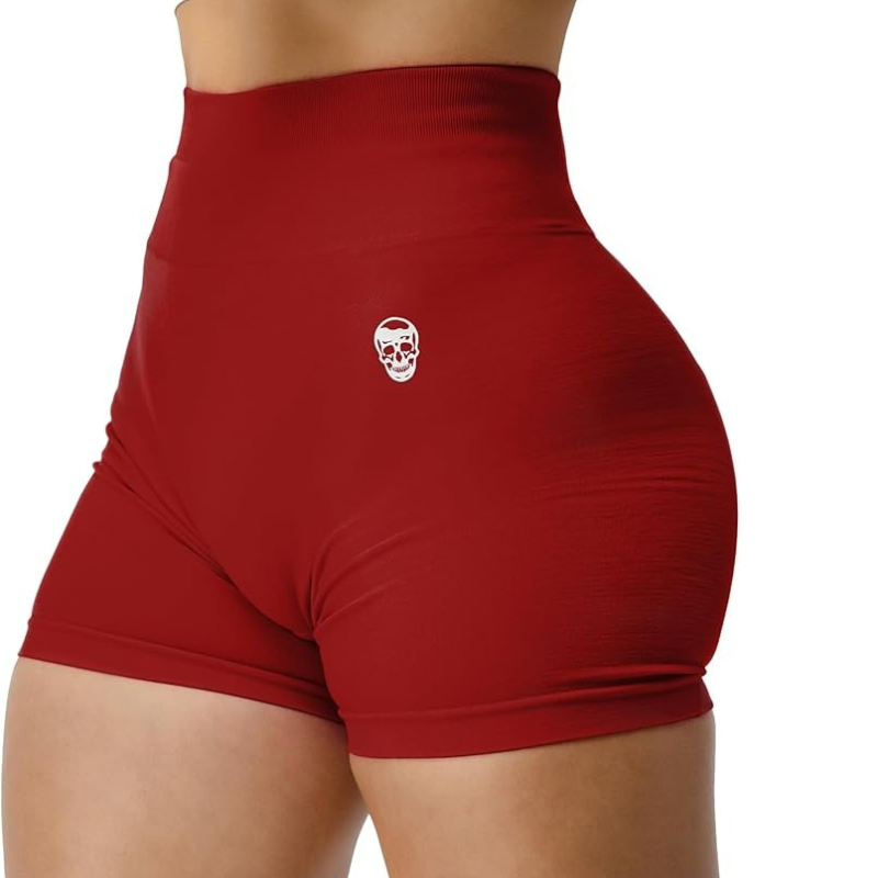 The Seamless Workout Shorts – High-Waisted Compression Activewear-Waves And Trunks