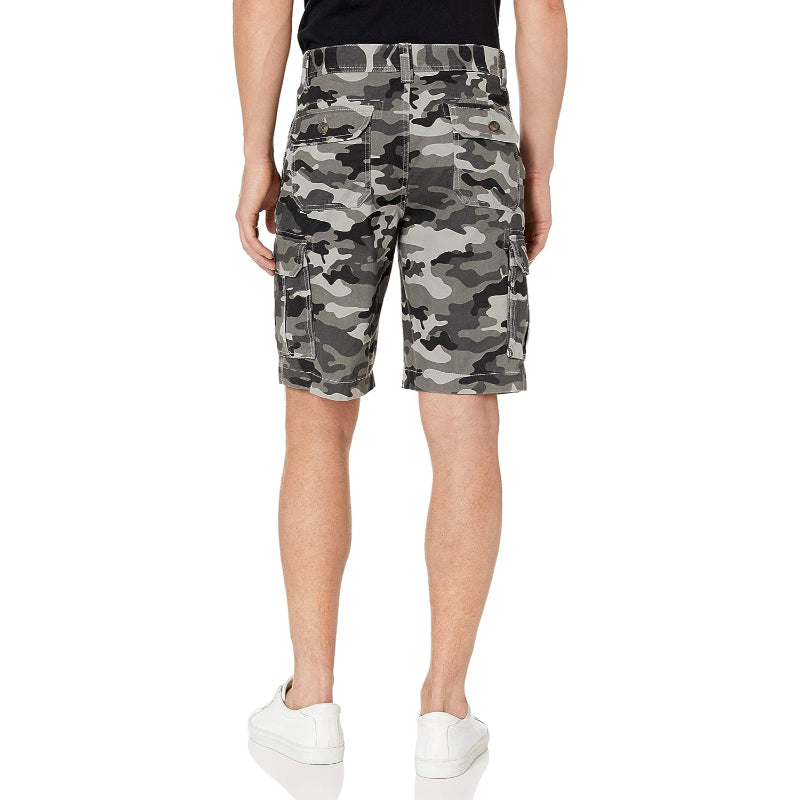 Classic Fit Button Closure Cargo Short-Waves And Trunks