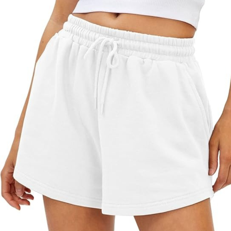Soft Drawstring Lounge Shorts – Lightweight Comfort with Side Pockets-Waves And Trunks