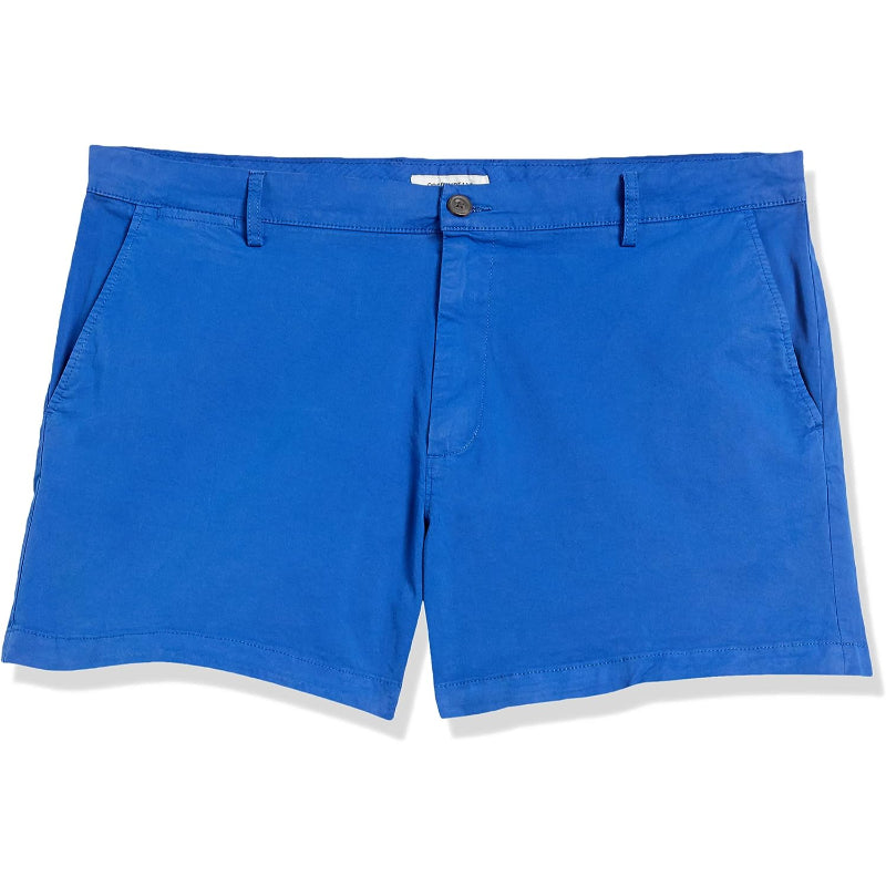 Slim Fit Flat Stretch Chino Short-Waves And Trunks