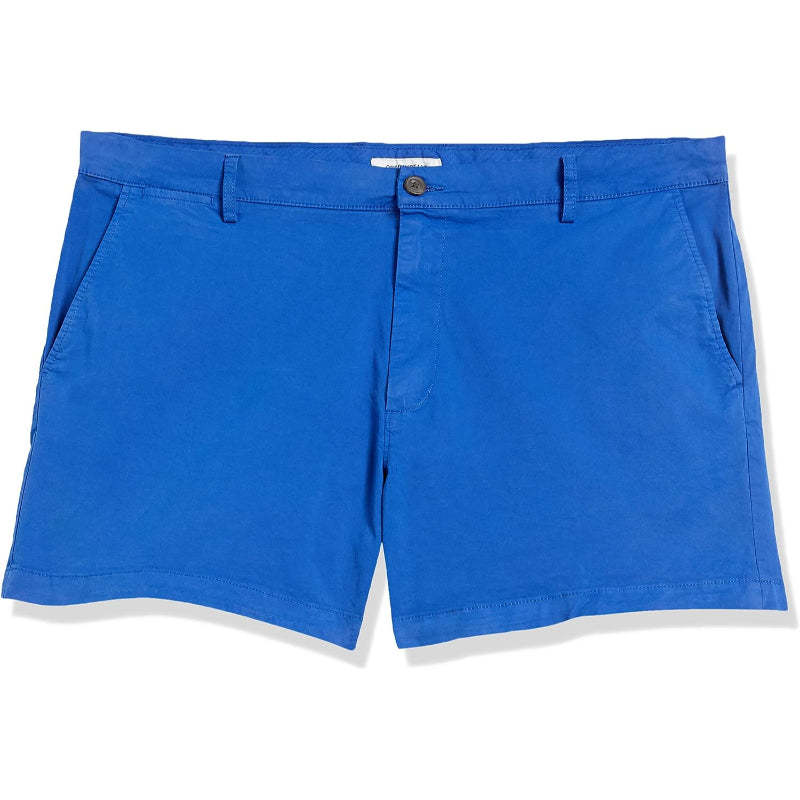 Slim Fit Flat Stretch Chino Short-Waves And Trunks