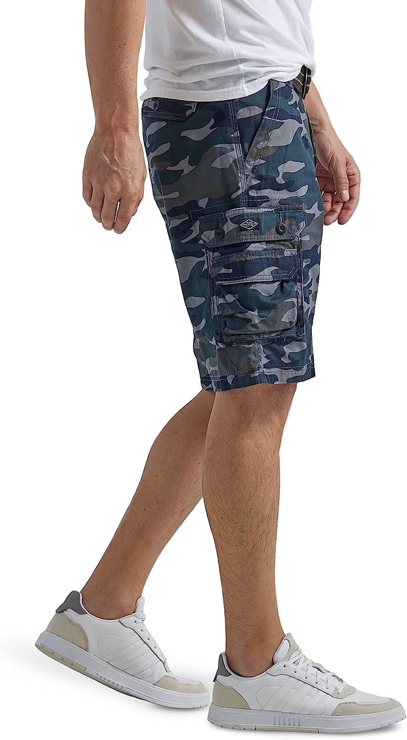 Loose Fit With Belt Utility Cargo Shorts-Waves And Trunks
