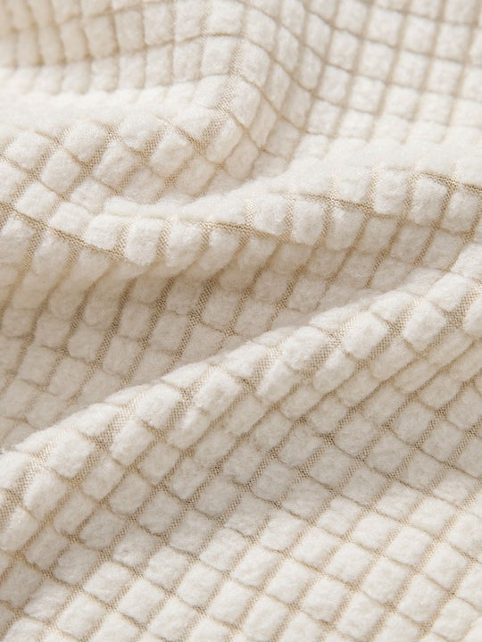 Casual Grid Pattern Beach Shorts-Waves And Trunks