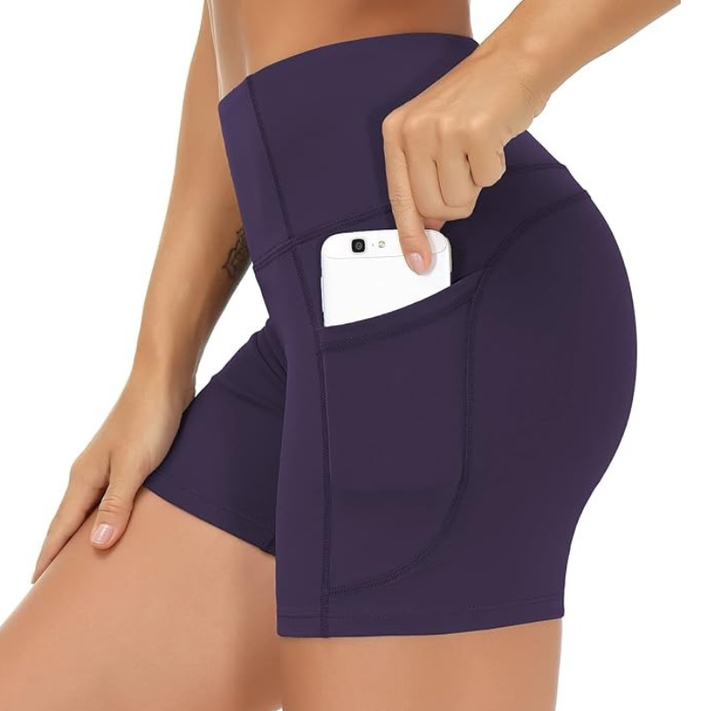 Pilates Workout Shorts – Deep Pocket for Comfort and Flexibility-Waves And Trunks