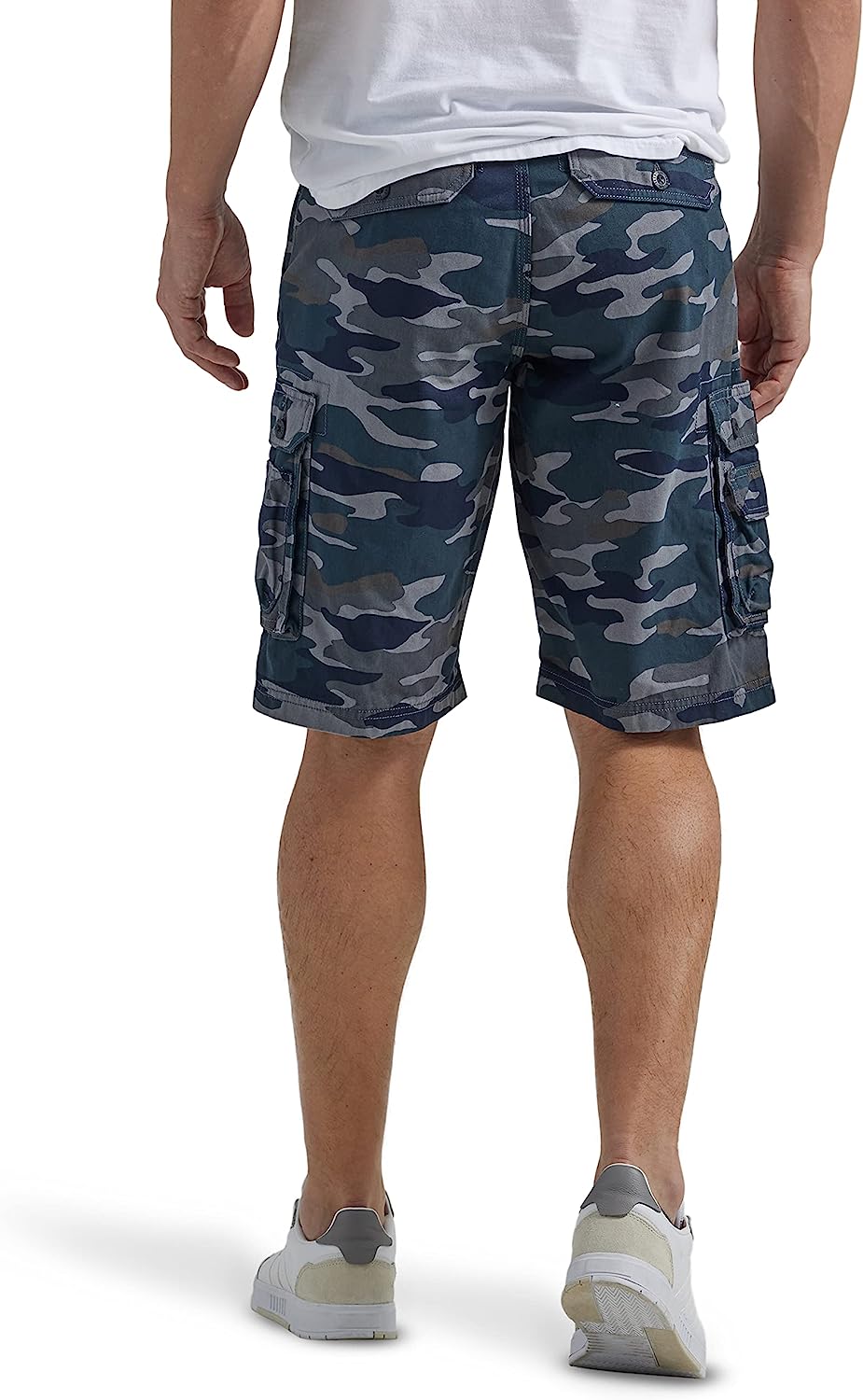 Loose Fit With Belt Utility Cargo Shorts-Waves And Trunks