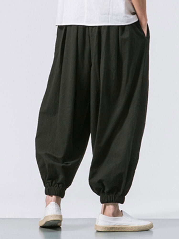 Harlan Loose Drawstring Pants-Waves And Trunks