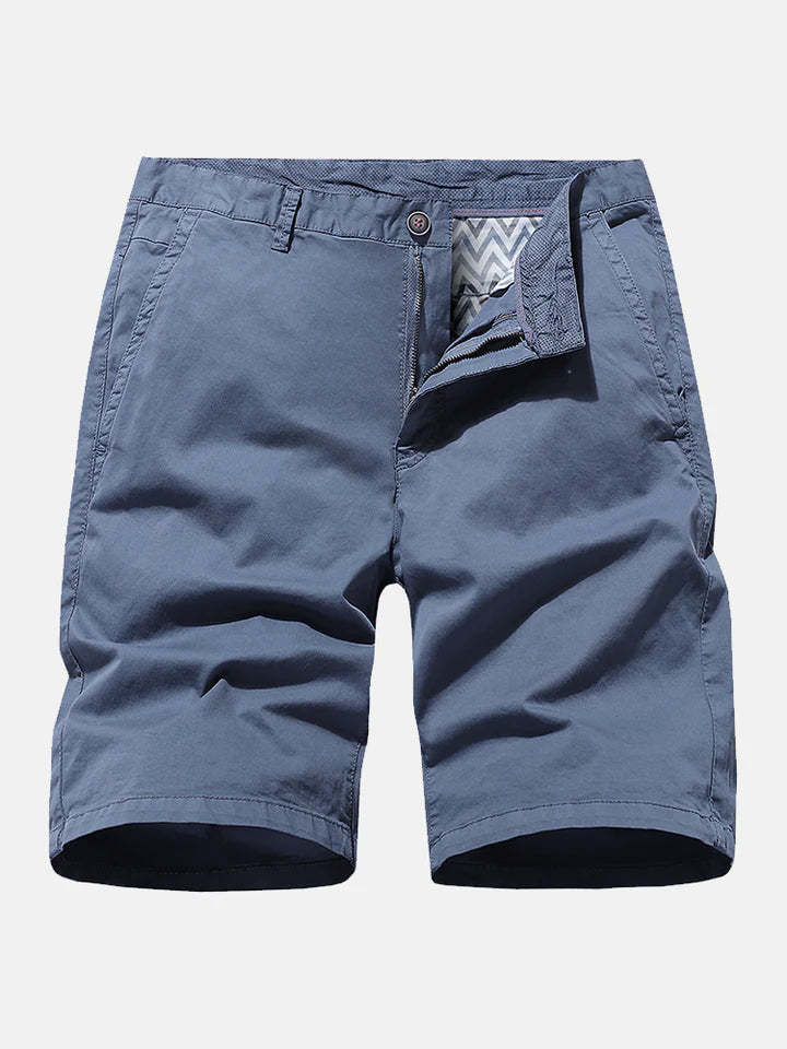 Plain Chino Shorts With Pocket-Waves And Trunks