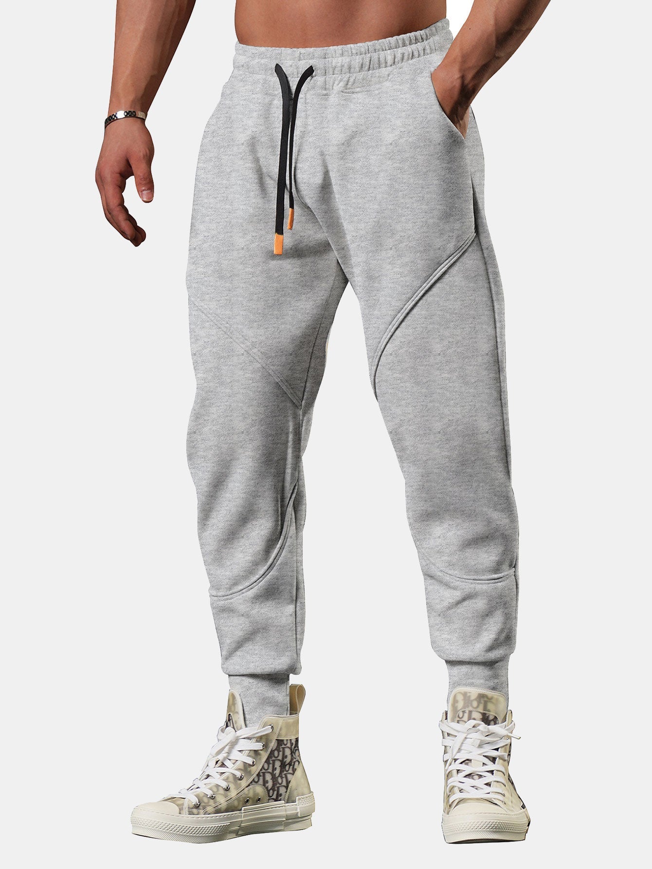 Bold Stitch Athletic Joggers-Waves And Trunks