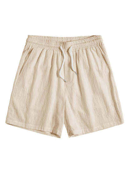 Textured Short Length Beach Shorts-Waves And Trunks