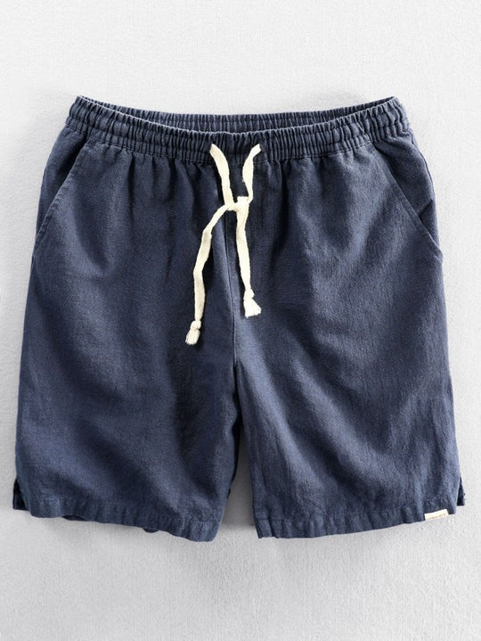 Drawstring Casual Beach Shorts-Waves And Trunks