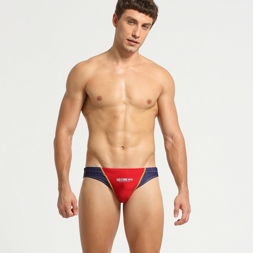 Men's Solid Print Briefs-Waves And Trunks
