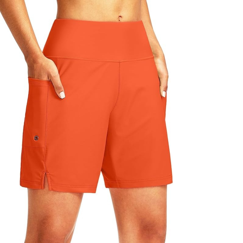 Swim Board Shorts Quick Dry with Liner and Functional Pockets-Waves And Trunks