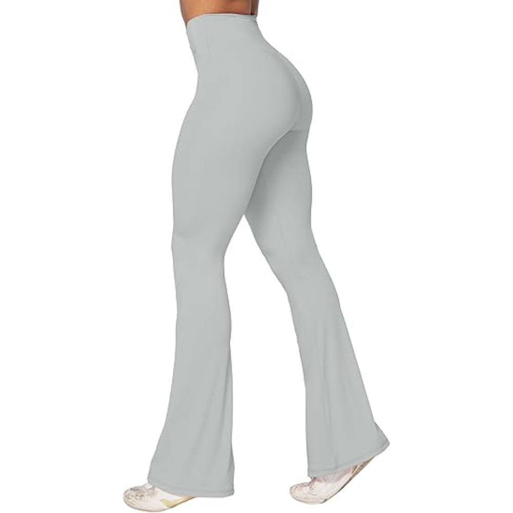 Flared Stretch Fit Yoga Pants-Waves And Trunks