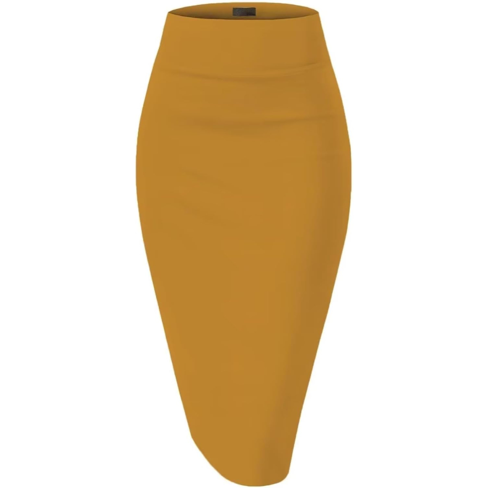 Elegant Slim Fit Pencil Skirt For Women
