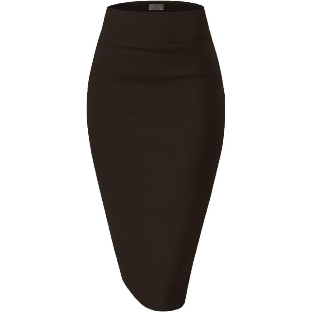 Elegant Slim Fit Pencil Skirt For Women
