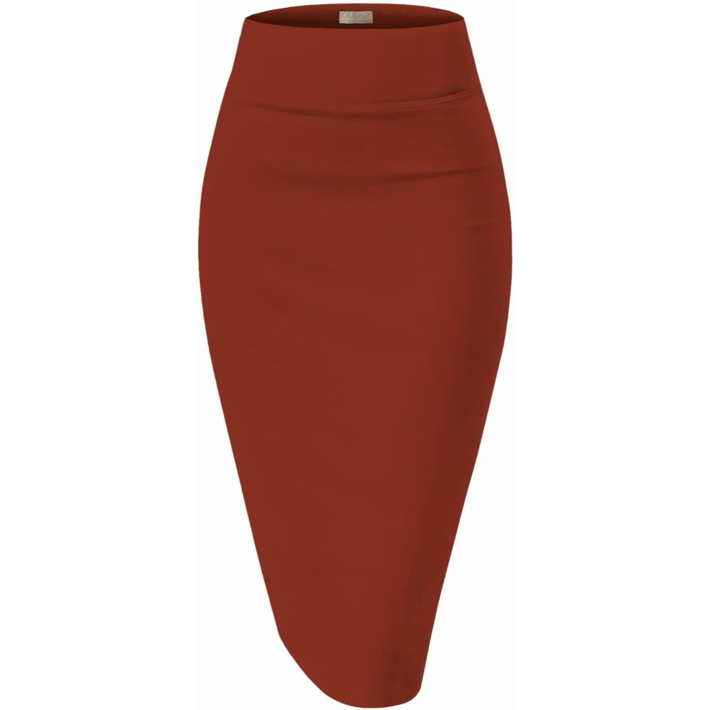 Elegant Slim Fit Pencil Skirt For Women