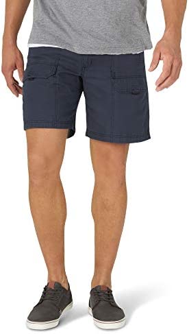 Zipper Closure Canvas Hiker Shorts-Waves And Trunks