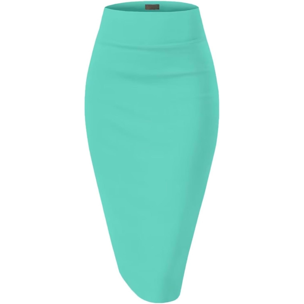 Elegant Slim Fit Pencil Skirt For Women