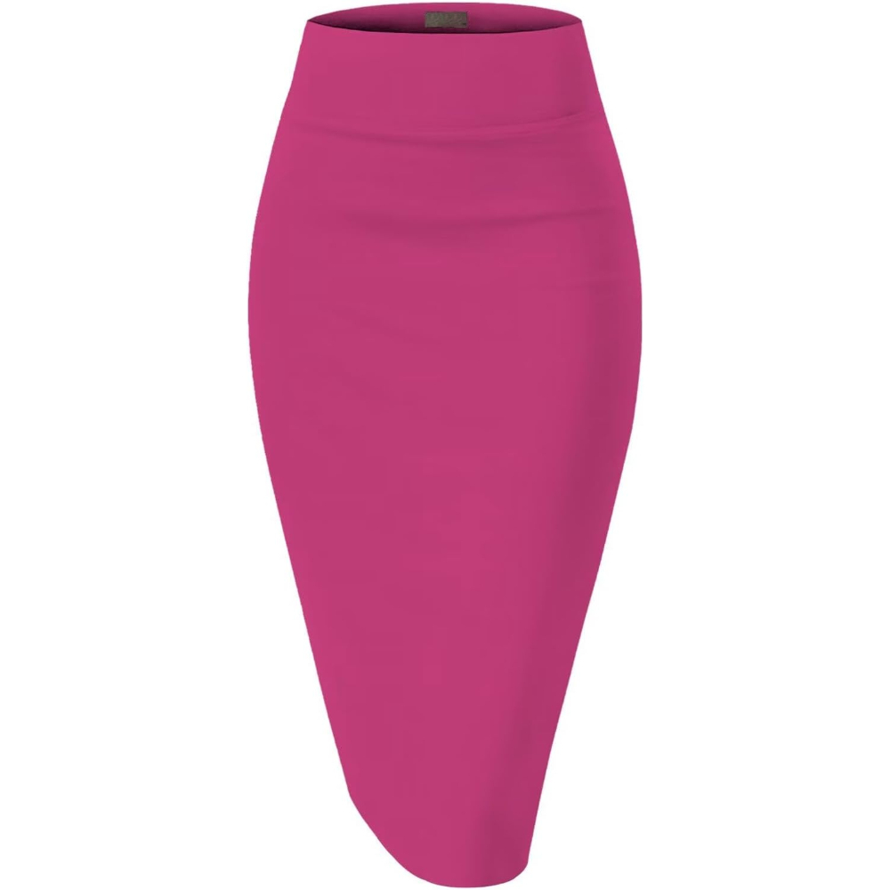 Elegant Slim Fit Pencil Skirt For Women