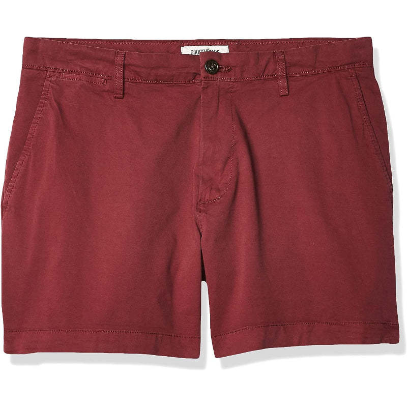 Slim Fit Flat Stretch Chino Short-Waves And Trunks