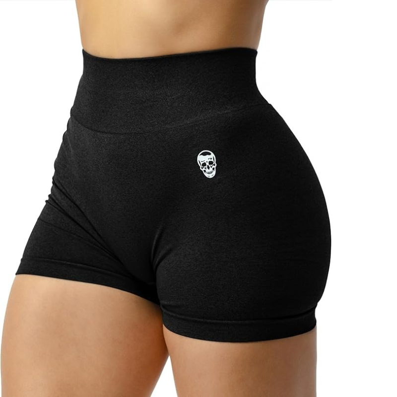 The Seamless Workout Shorts – High-Waisted Compression Activewear-Waves And Trunks