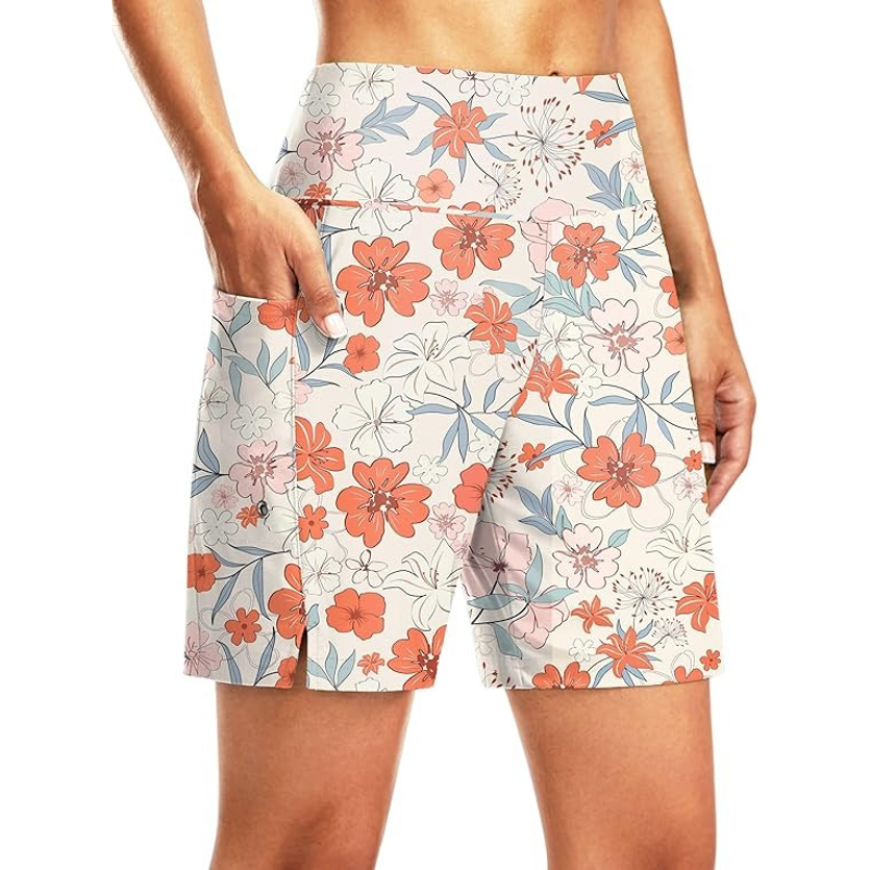 Elastic Swim Shorts – Quick-Dry with Liner and Functional Pockets-Waves And Trunks