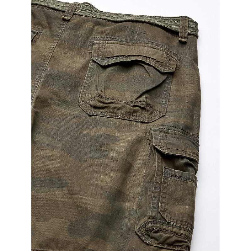 Belted Fit Cargo Short-Waves And Trunks