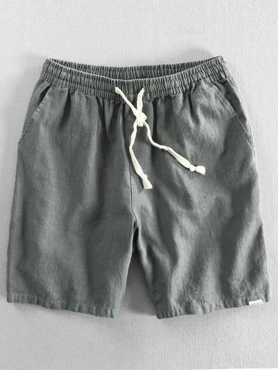 Drawstring Casual Beach Shorts-Waves And Trunks