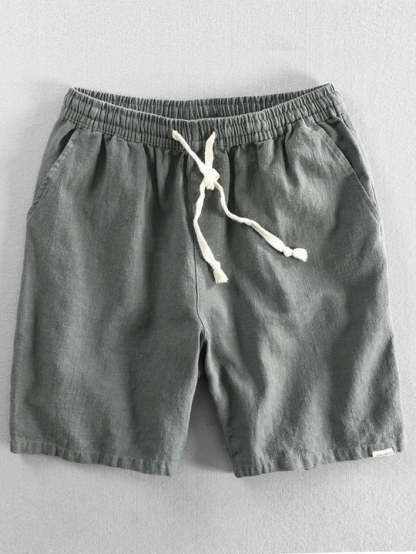 Drawstring Casual Beach Shorts-Waves And Trunks