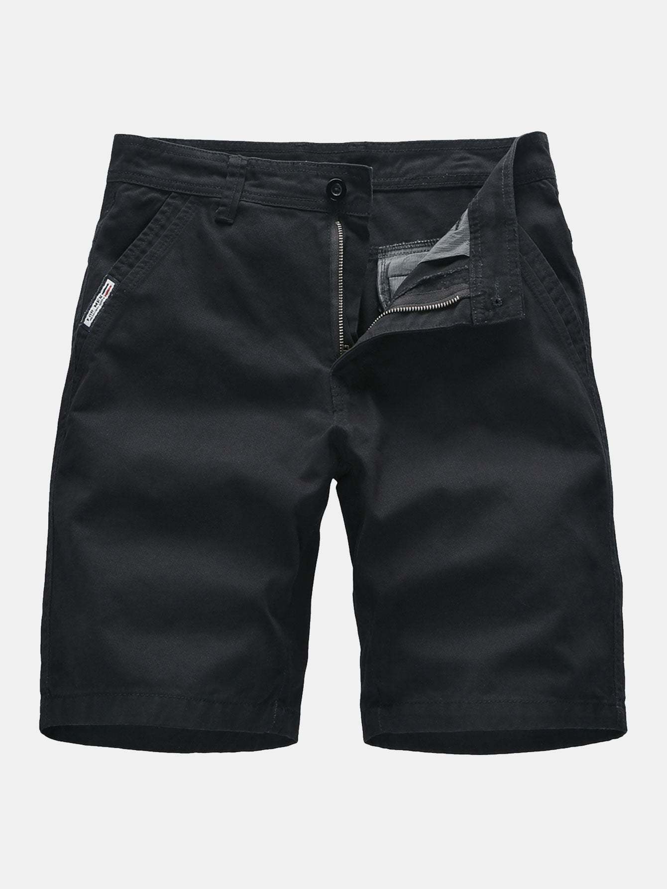 Plain Pattern Chino Shorts-Waves And Trunks