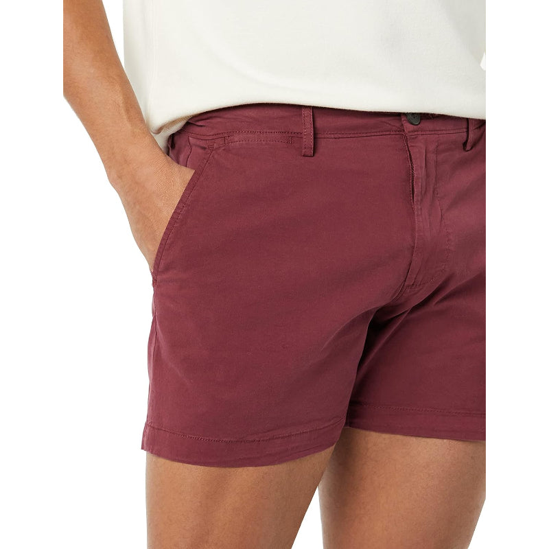 Slim Fit Flat Stretch Chino Short-Waves And Trunks