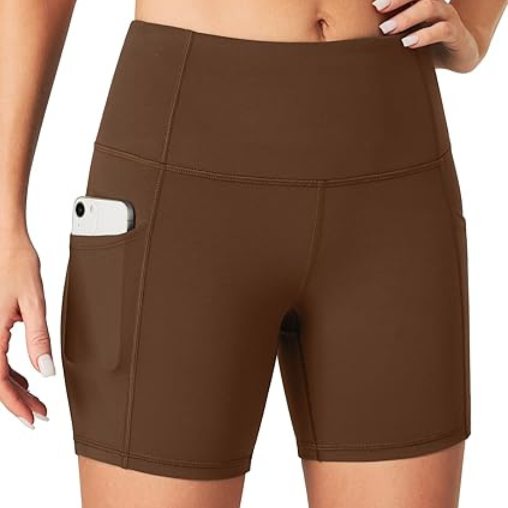 Biker Shorts Pockets Design – Stretch Fabric for Workouts-Waves And Trunks