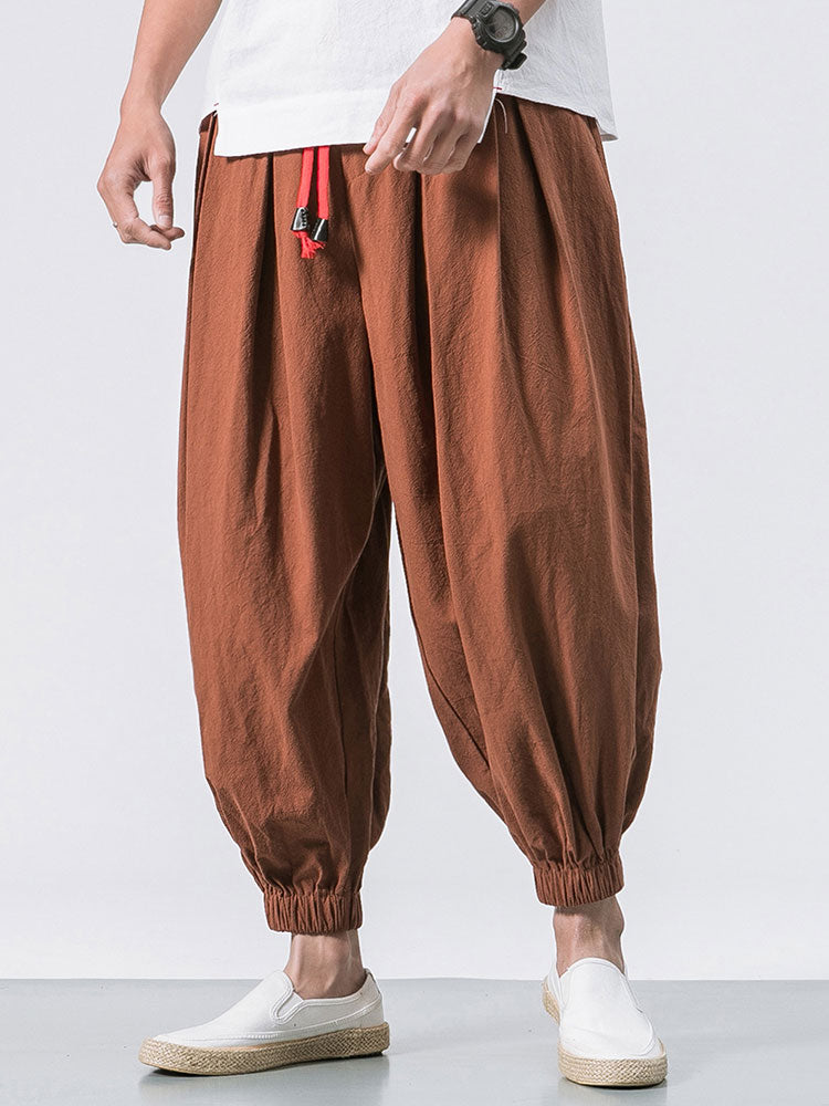 Harlan Loose Drawstring Pants-Waves And Trunks