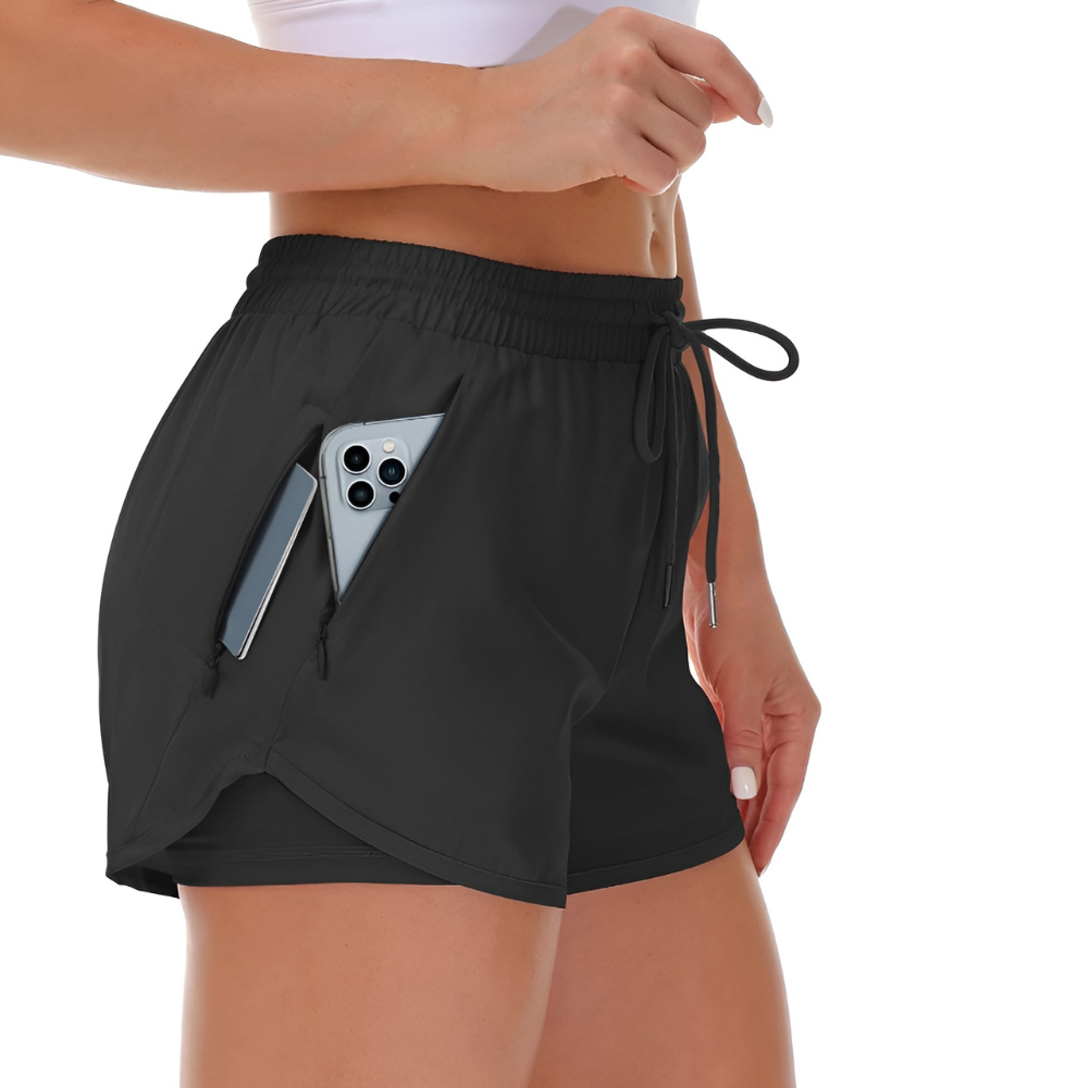 Running Shorts Zipper Pockets – Lightweight and Secure Storage-Waves And Trunks