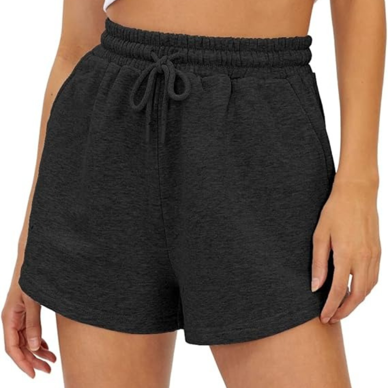Soft Drawstring Lounge Shorts – Lightweight Comfort with Side Pockets-Waves And Trunks
