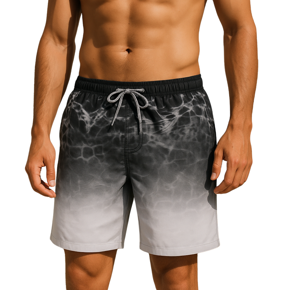 Casual Drawstring Swim Trunks