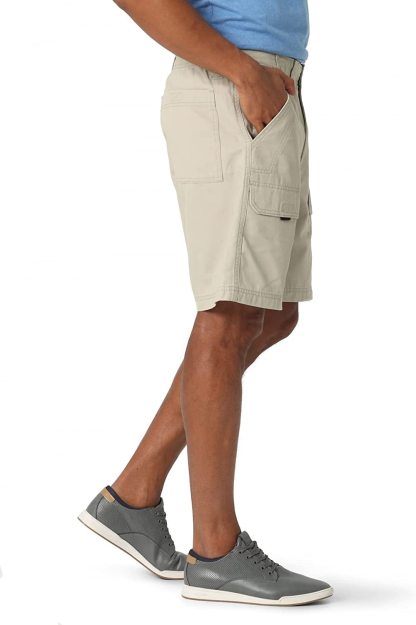 Elastane Adventure Canvas Hiker Shorts-Waves And Trunks