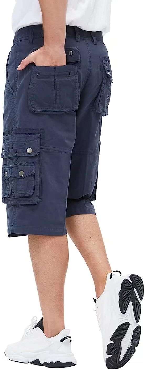 Multi Pocket Cotton Shorts-Waves And Trunks