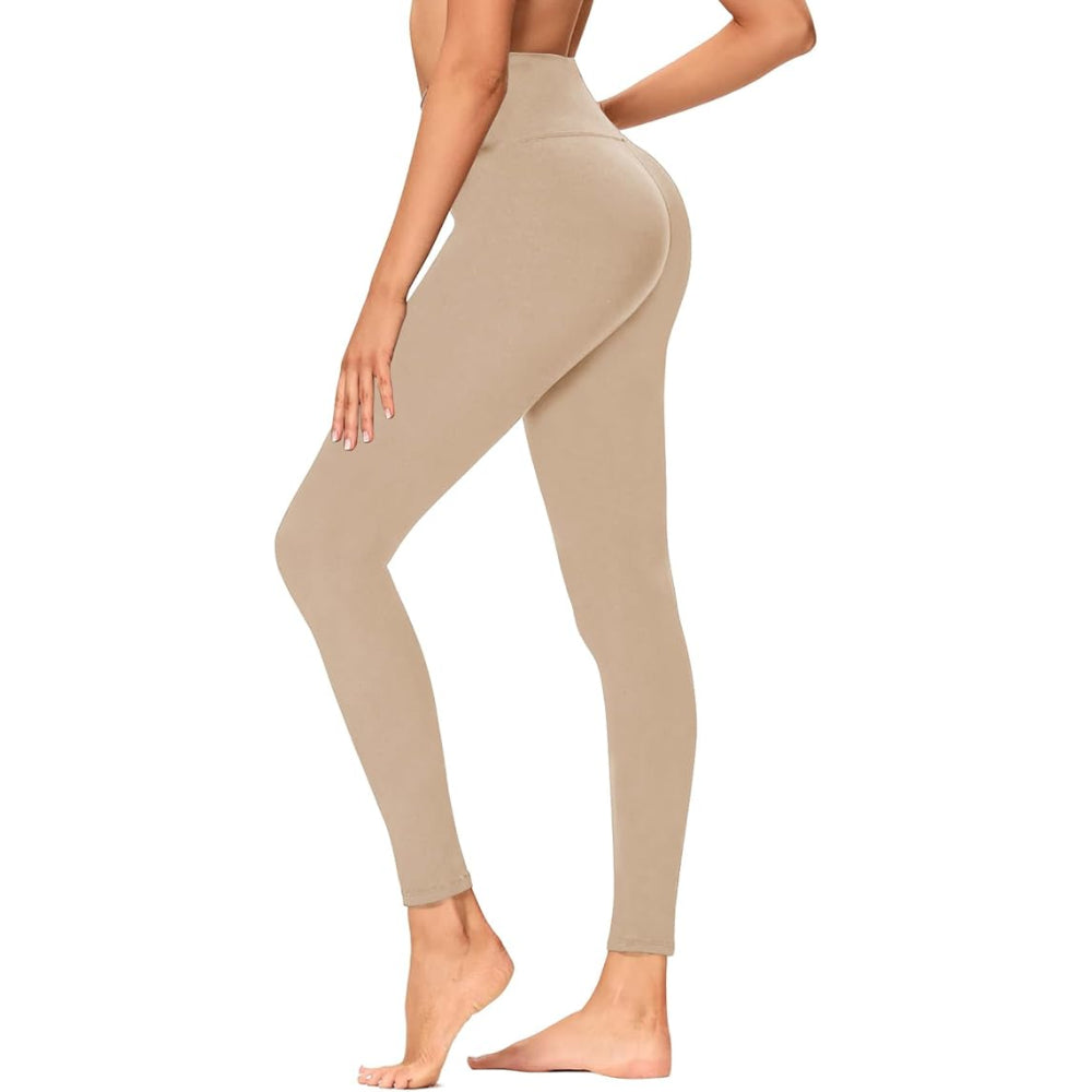 Fleece Lined Leggings For Cold Weather-Waves And Trunks