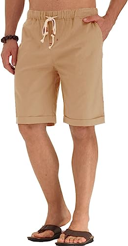 Casual Drawstring Closure Classic Fit Shorts-Waves And Trunks