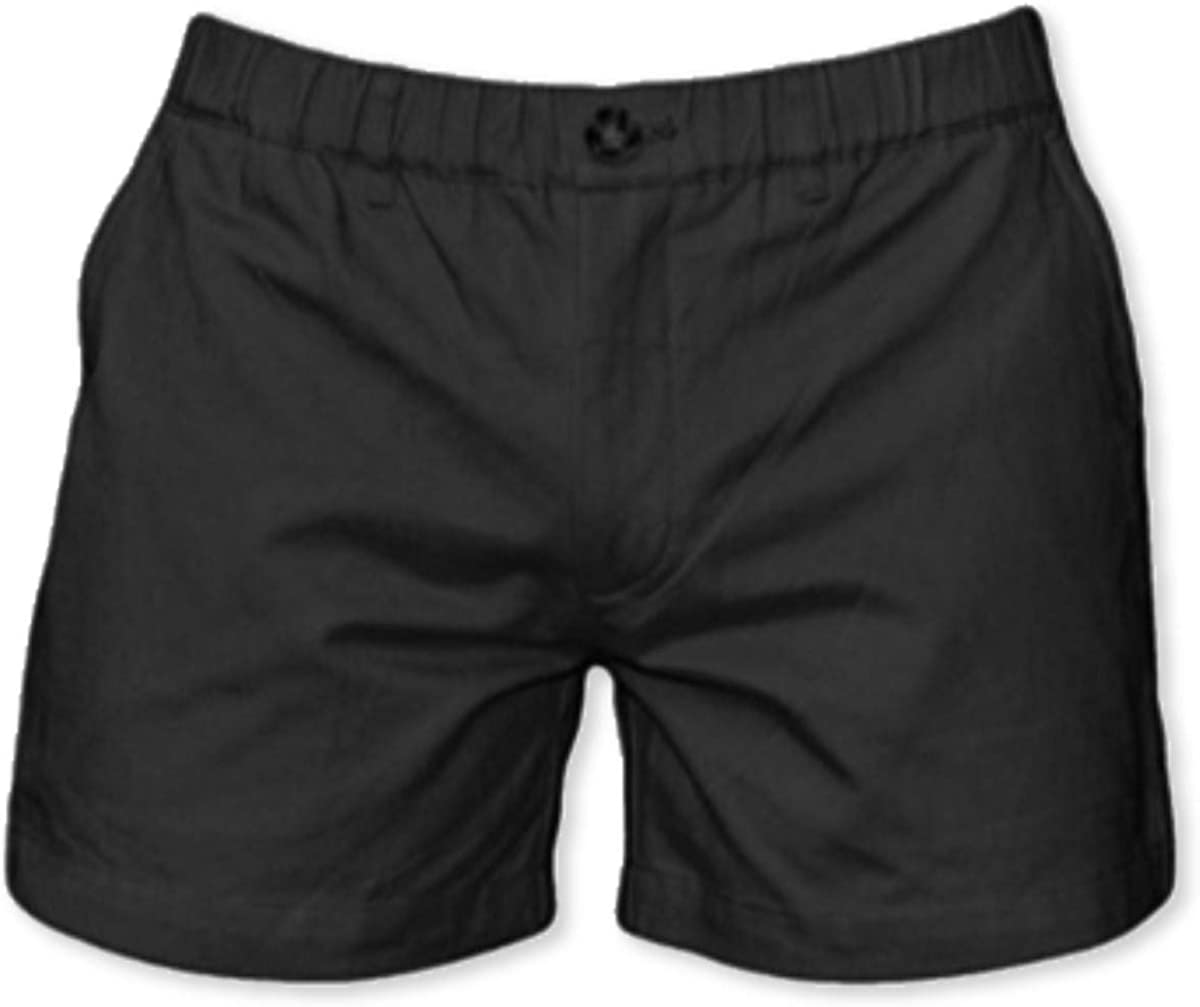 4 Way Stretch Elastic Waist Shorts-Waves And Trunks
