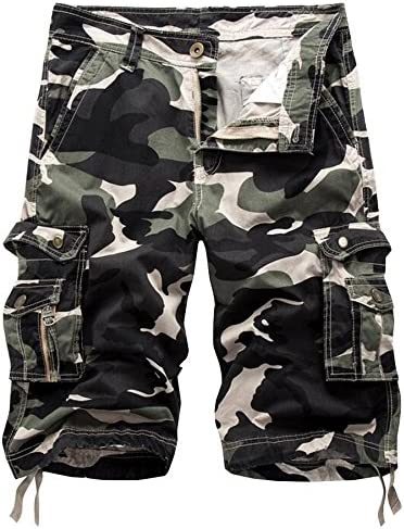 Camouflage Cargo Shorts-Waves And Trunks