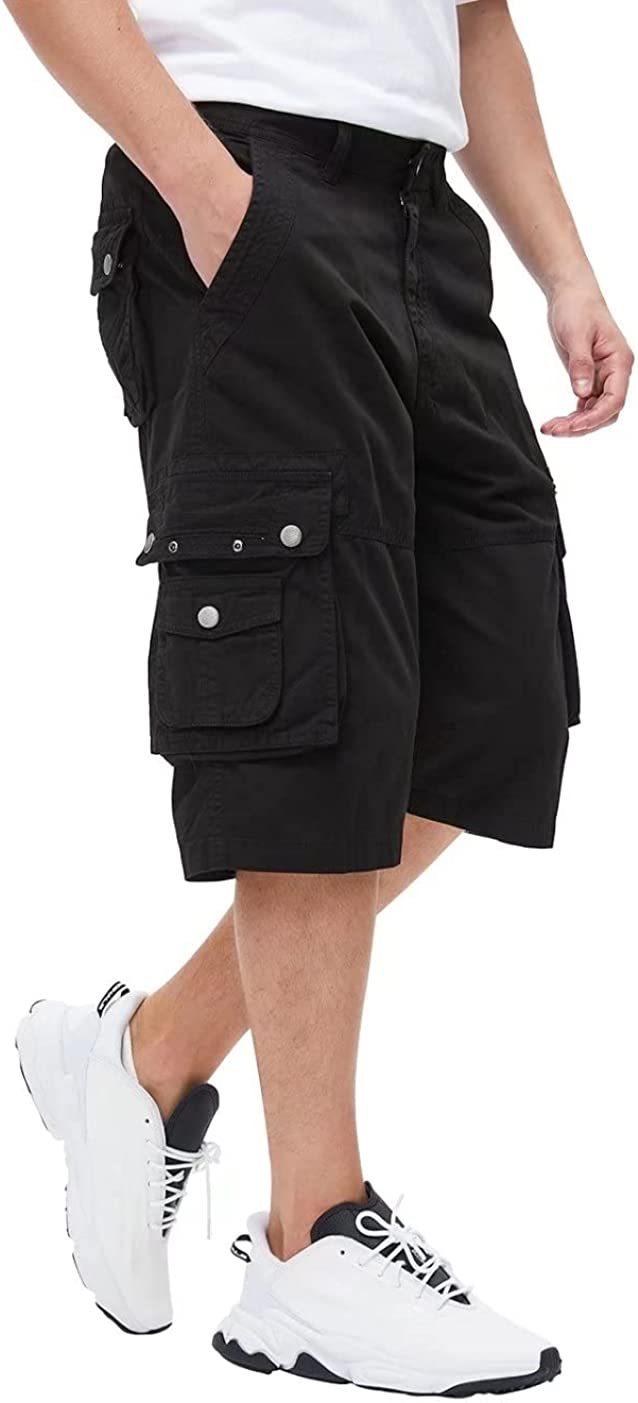 Multi Pocket Cotton Shorts-Waves And Trunks